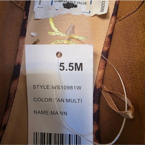 BRAND NEW SUGAR LEOPARD PRINT WOMEN MARY JANE FLAT - Picture 15 of 16